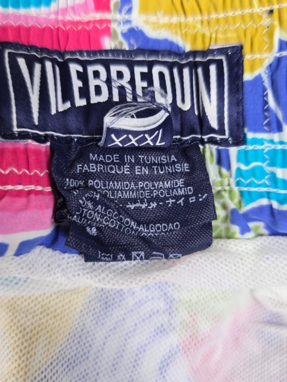 Vilebrequin Moorea Elephant Baobab Tree Swim Trunks 3XL XXXL Luxury Blue